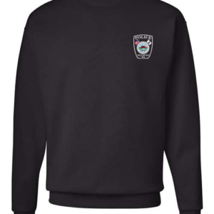 MPD American Apparel Black Crew Neck- Patch Logo